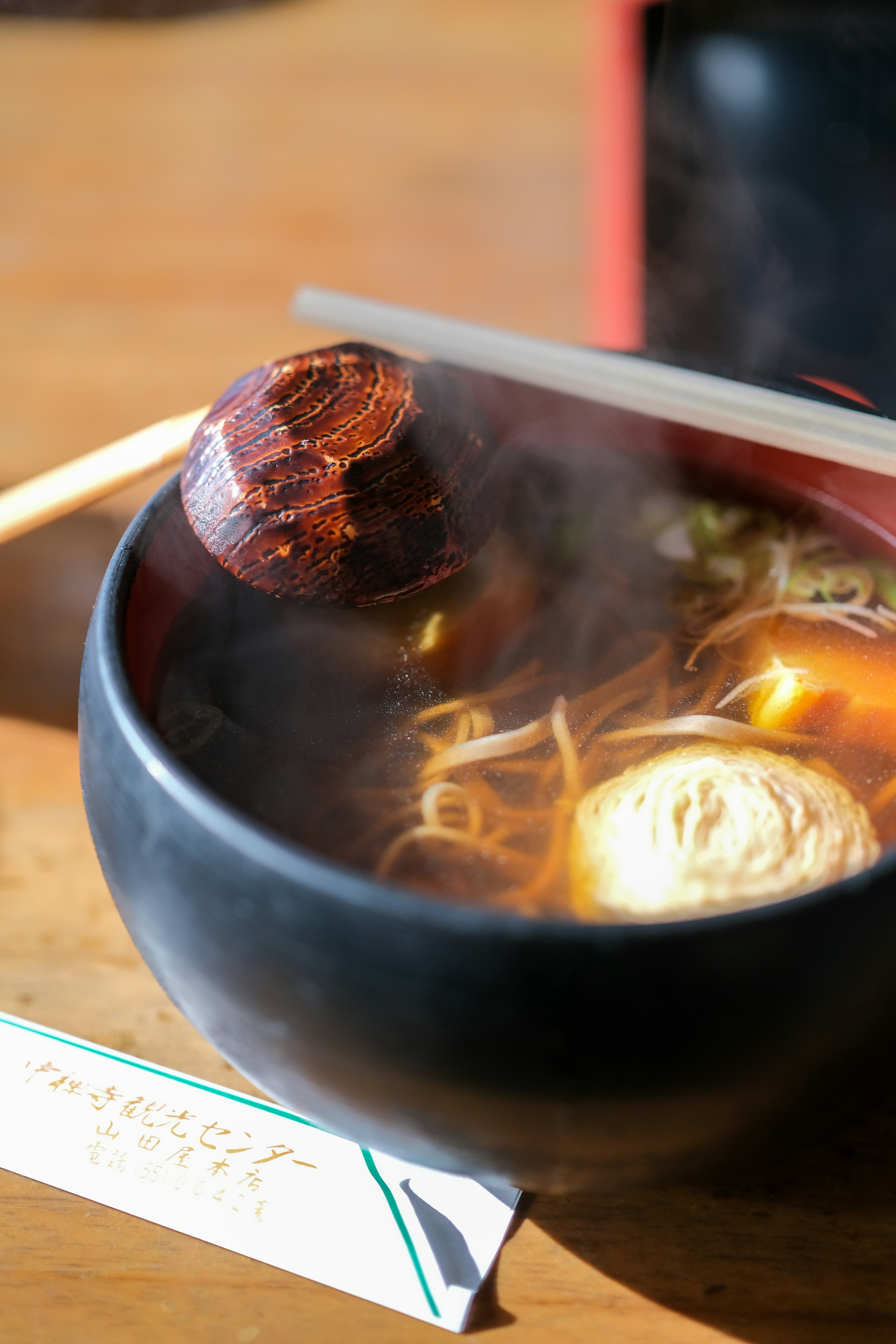 Tonkotsu Negro recién servido